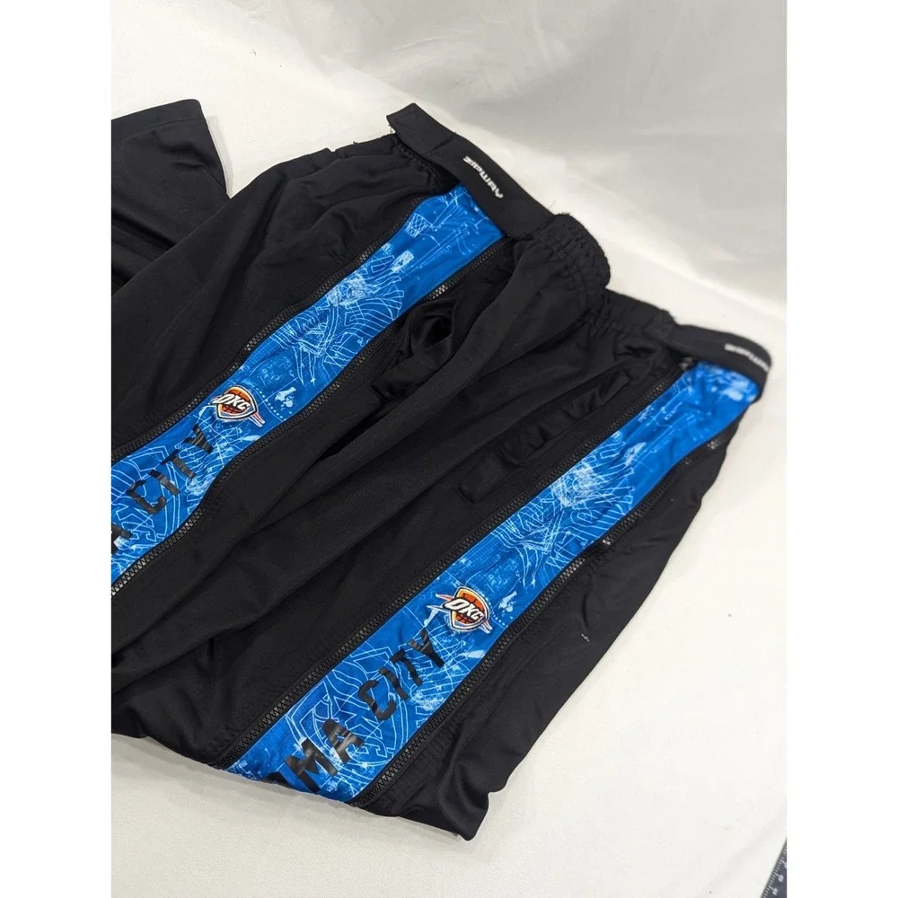Zipway OKC‎ Thunder Tearaway Pant 3X Big Zip Off NBA Warm Up Retro Heavyweight